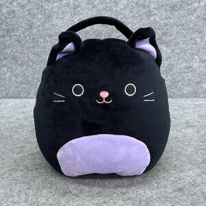 Squishmallows Autumn Black Cat 12" Halloween Trick-or-Treat Pail Plush Toy